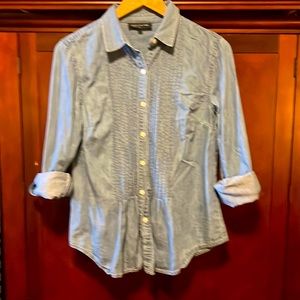 Jones New York M denim shirt